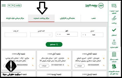 شرایط دریافت خسارت بیمه البرز